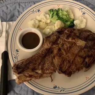Rib eye. It&apos;s what&apos;s for dinner.