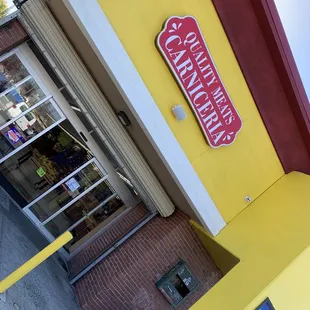 The entrance