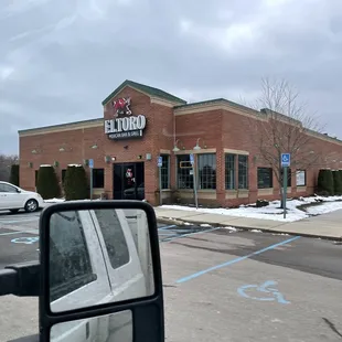 the outside of the building