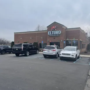 cars parked in a parking lot