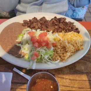 Carne Asada Plate