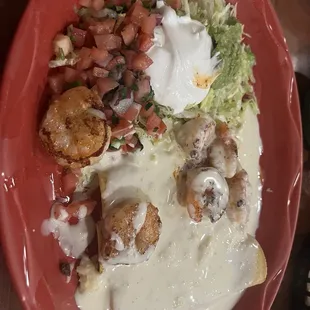 Enchiladas blancas