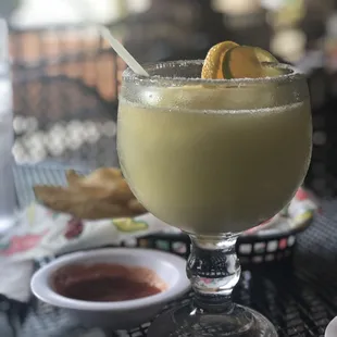 The margarita was so refreshing.