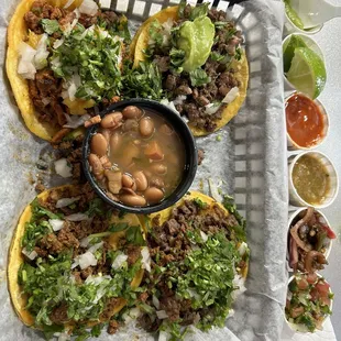 Corn street tacos