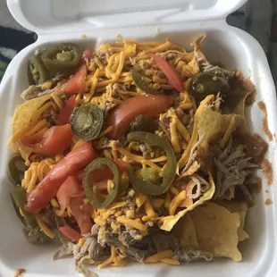 Bbq nachos