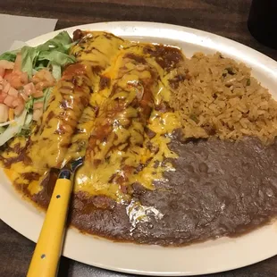 Cheese enchiladas