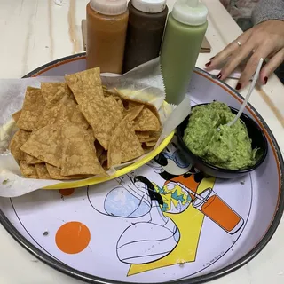 GUACAMOLE AND CHIPS