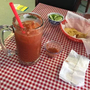 Micheladas are pretty good