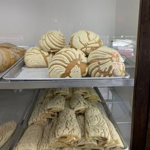 a variety of baked goods