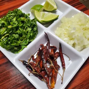 a variety of vegetables on a plate