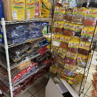 a grocery store filled with food