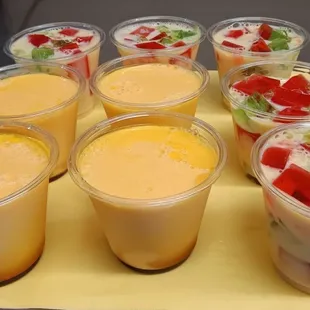 Flan and Jello