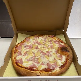 a pizza in a box