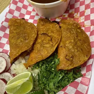 Birria tacos