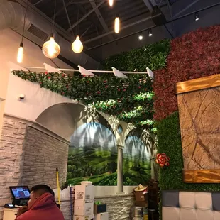 sushi and sashimi, interior