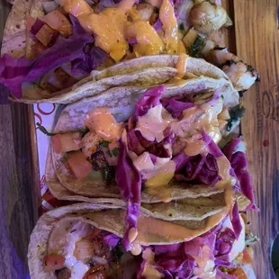 Tacos Gobernador (I asked for sauce on the side but they couldn't seem to honor that simple request)