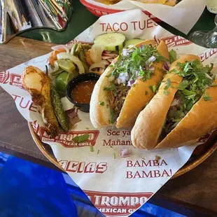 These were amazing, lengua and Barbacoa