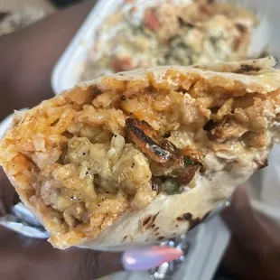 Premium Meat ( Chicken )  Burrito