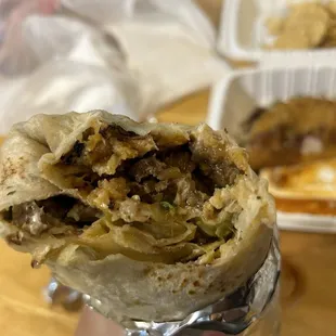 Carne asada burrito