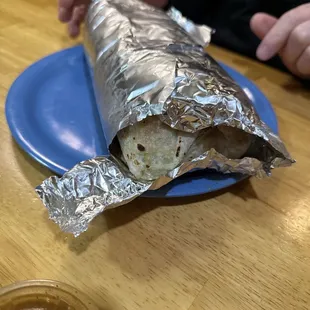 Grilled chicken burrito!