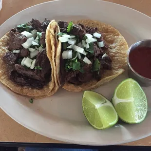 Carne asada tacos