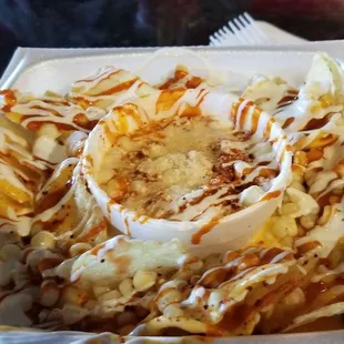 Chorreada (corn inside that cup)