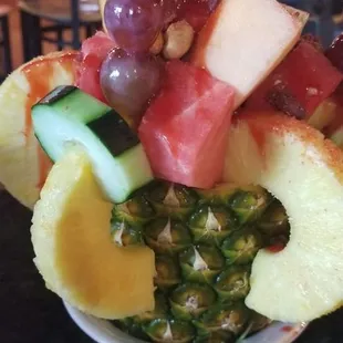 Piña con frutas mas chingonas. Ok maybe that&apos;s not the actual name on their menu but go check for yourself if you think I&apos;m lying