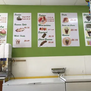 Prices and options