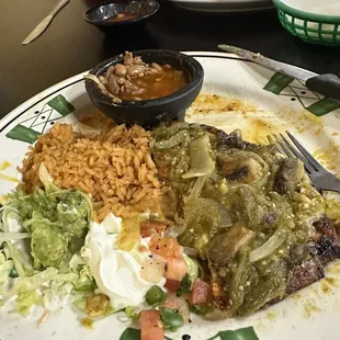 Already ate about 1/2 before I decided to take a photo.  Scrunched what was left for a quick photo... I'll have lunch tomorrow!