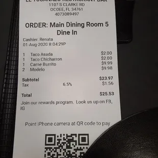 order for dining room