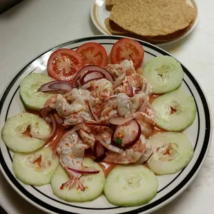 Camarones en Agua Chile