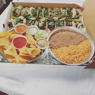Tucan Taco Box $25 Special everything in pic included
