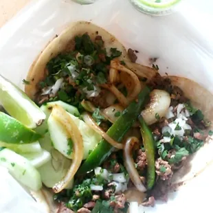 Chicken Tacos &amp; Verde Sauce