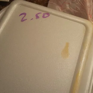 $2.50 for that piece of incredible chicken,  would've paid twice that.   Probably have before.