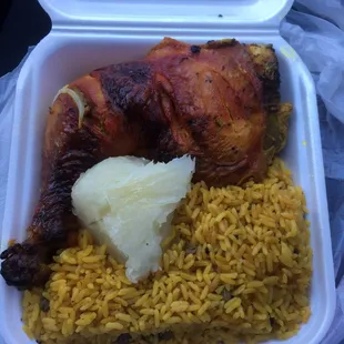 $5 dollars for this huge portion.  they have so many options, of hot food selections, many different meats, rices, vegetables.