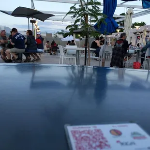 View from the table.