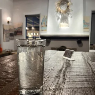 Marble passion fruit seltzer