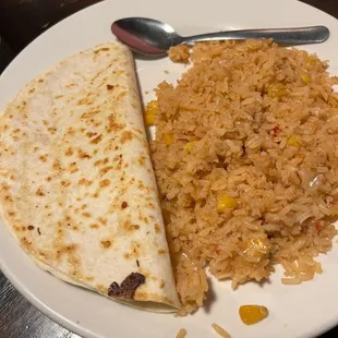 Kids cheese and rice