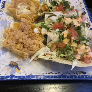 Grilled chicken tacos