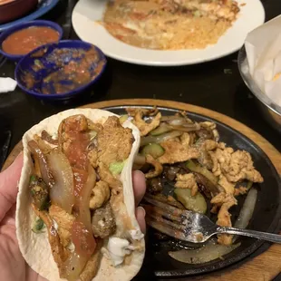 Chicken Fajita Taco Salad