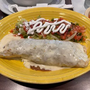 Fajita burrito