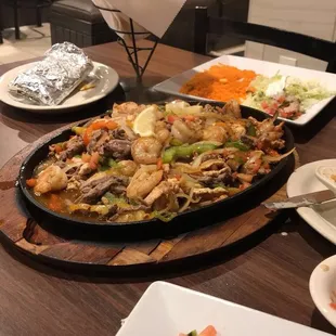 Double Texas Fajitas. Huge portions!