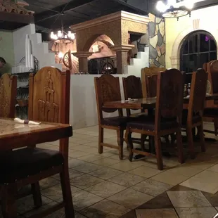 the interior of a restaurant