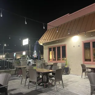 Patio dining