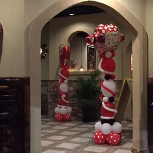 We were here to celebrate Valentine's Day a day early and it was decorated so nicely! We will definitely be back!