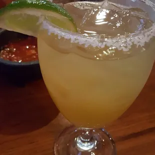 Delicious margaritas too