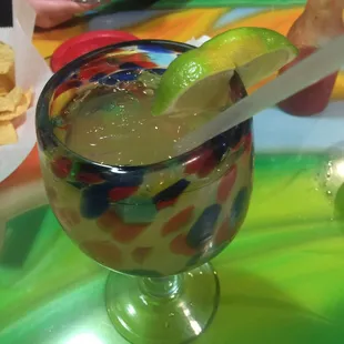 Great  service, clean.. good food! We had beef chimichanga , crab &amp; shrimp enchiladas  Patron margaritas, sopillas!!