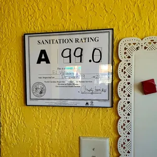 Prominently and proudly displayed. As it should be!