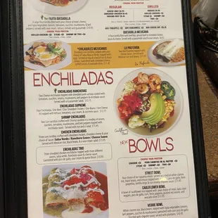 sushi and sashimi, menu