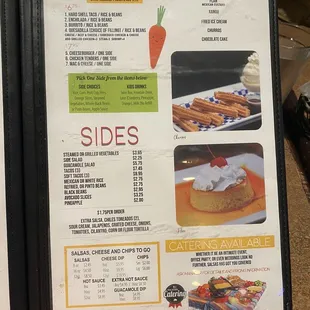 menu, sushi and sashimi